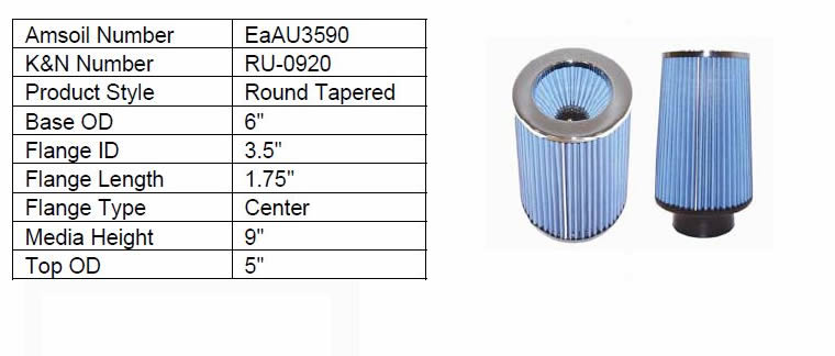 Amsoil EA Universal Air Induction Filters EAAU3590