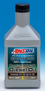 Amsoil Premium API CJ-4 Synthetic 15W-40 Diesel Oil (DME)