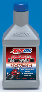 Amsoil 10W-40 Advanced Synthetic Motorcycle Oil (MCF)