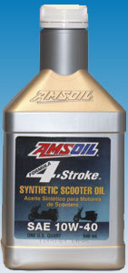 Amsoil Formula 4 Stroke 10W-40 Synthetic Scooter Oil (ASO)